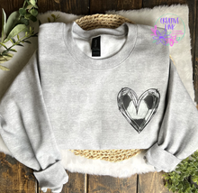 Load image into Gallery viewer, Heart Shaped Soccer Ball Tee/Sweatshirt