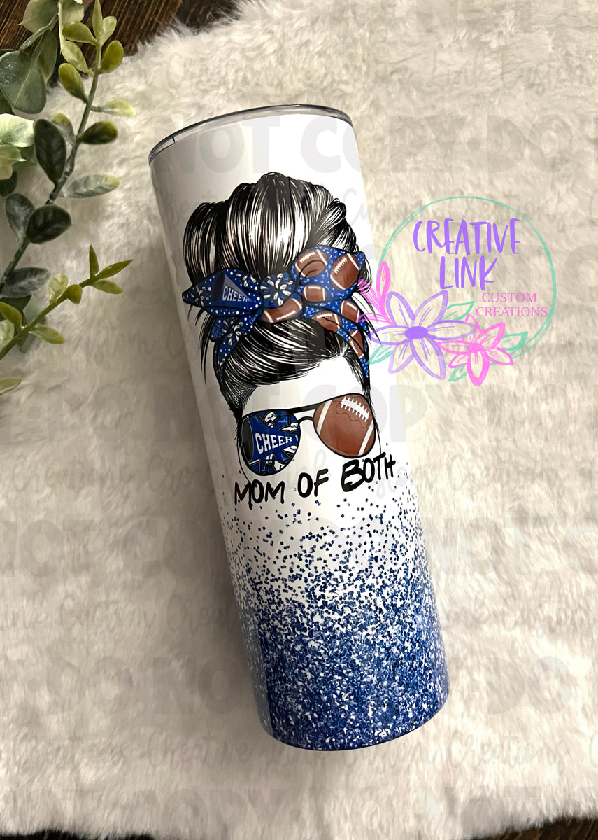 CHEER MOM Tumbler – Katie by the Glass