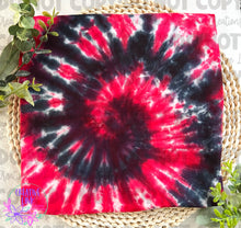 Load image into Gallery viewer, Red and Black Hand Dyed Tee