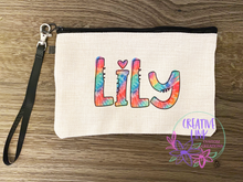 Load image into Gallery viewer, Tie Dye Name Make up bag
