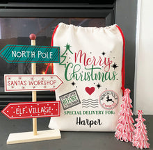 Load image into Gallery viewer, Merry Christmas Santa Sack