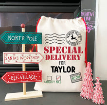 Load image into Gallery viewer, Special Delivery Santa Sack