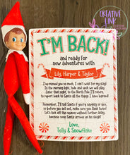 Load image into Gallery viewer, "I'm Back" Elf Puzzle