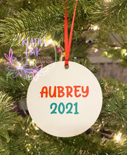 Load image into Gallery viewer, Poppin Around The Christmas Tree Ornament