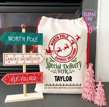 Load image into Gallery viewer, Special Delivery Santa Sack