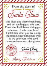 Load image into Gallery viewer, Santa Cam Ornament