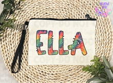 Load image into Gallery viewer, Tie Dye Name Make up bag