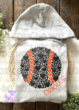 Load image into Gallery viewer, Baltimore Baseball With Hearts Tee/Sweatshirt