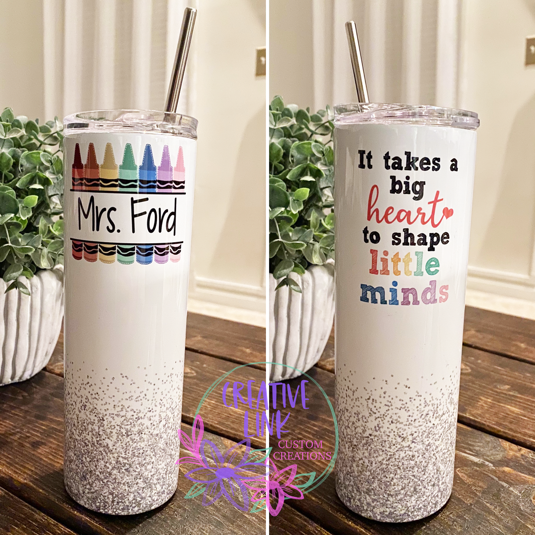 Personalized teacher tumbler