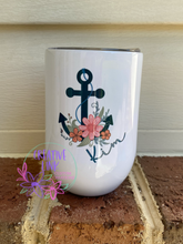 Load image into Gallery viewer, Floral Anchor Tumbler
