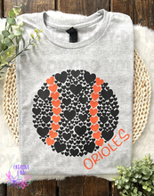 Load image into Gallery viewer, Baltimore Baseball With Hearts Tee/Sweatshirt
