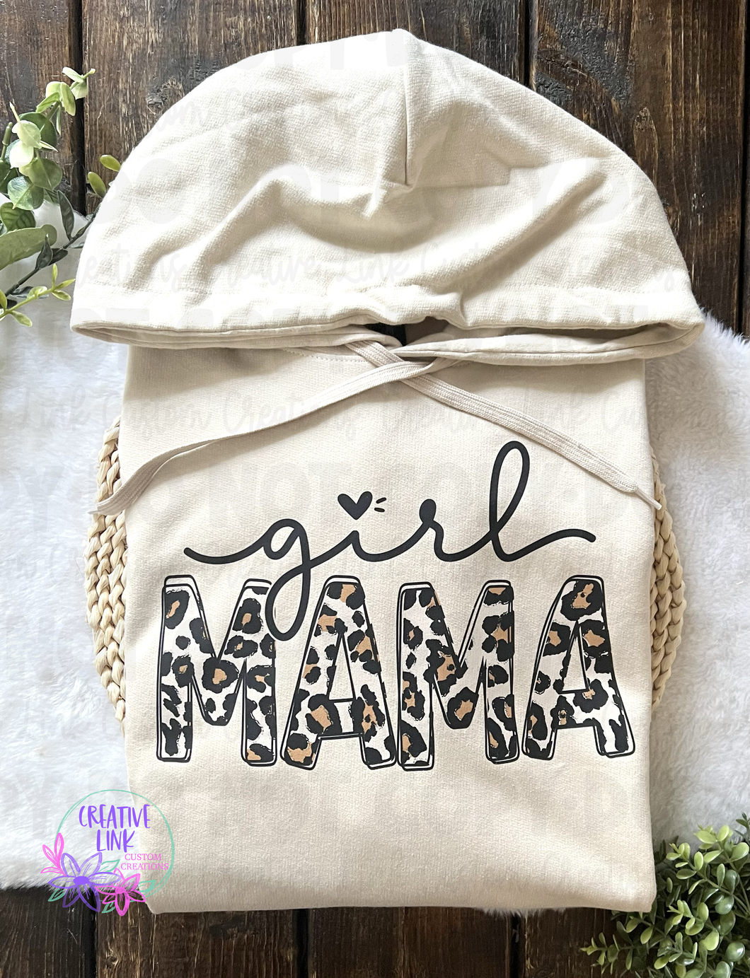 Leopard Print Girl Mama Tee/Sweatshirt