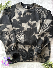 Load image into Gallery viewer, Leopard Print Distressed Tee/Sweatshirt
