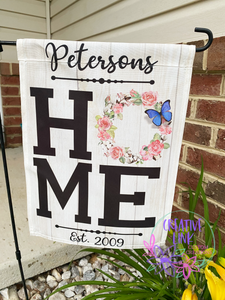 HOME Garden Flag