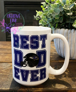 Ravens/Best Dad Ceramic Mug