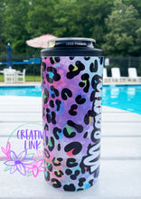 Load image into Gallery viewer, Tie Dye Leopard Can Holder
