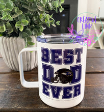 Load image into Gallery viewer, Ravens/Best Dad Ceramic Mug
