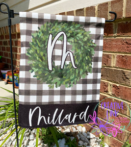 Buffalo Plaid Garden Flag