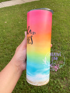 Aloha Beaches/Sunset Tumbler