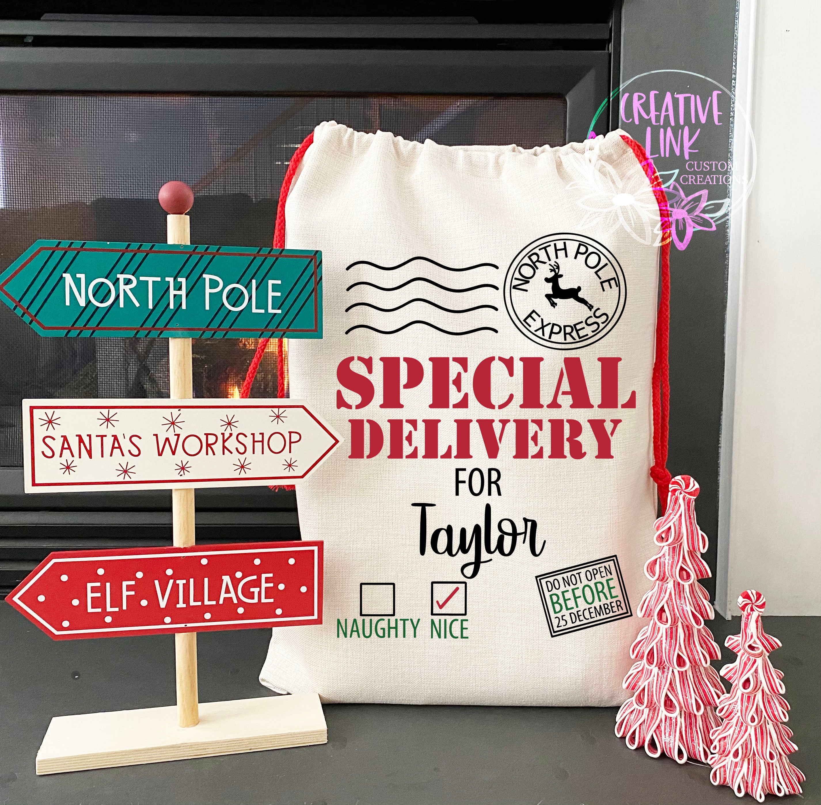 Special Delivery Santa Sack