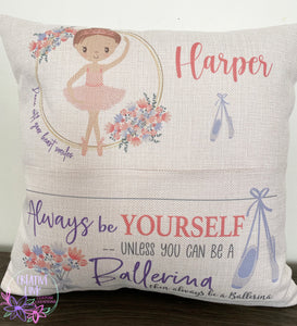 Ballerina Pocket Pillow