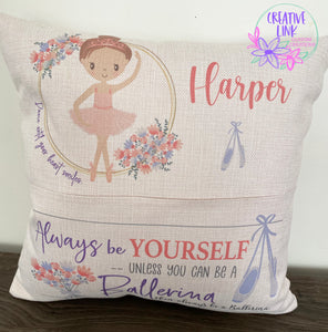 Ballerina Pocket Pillow