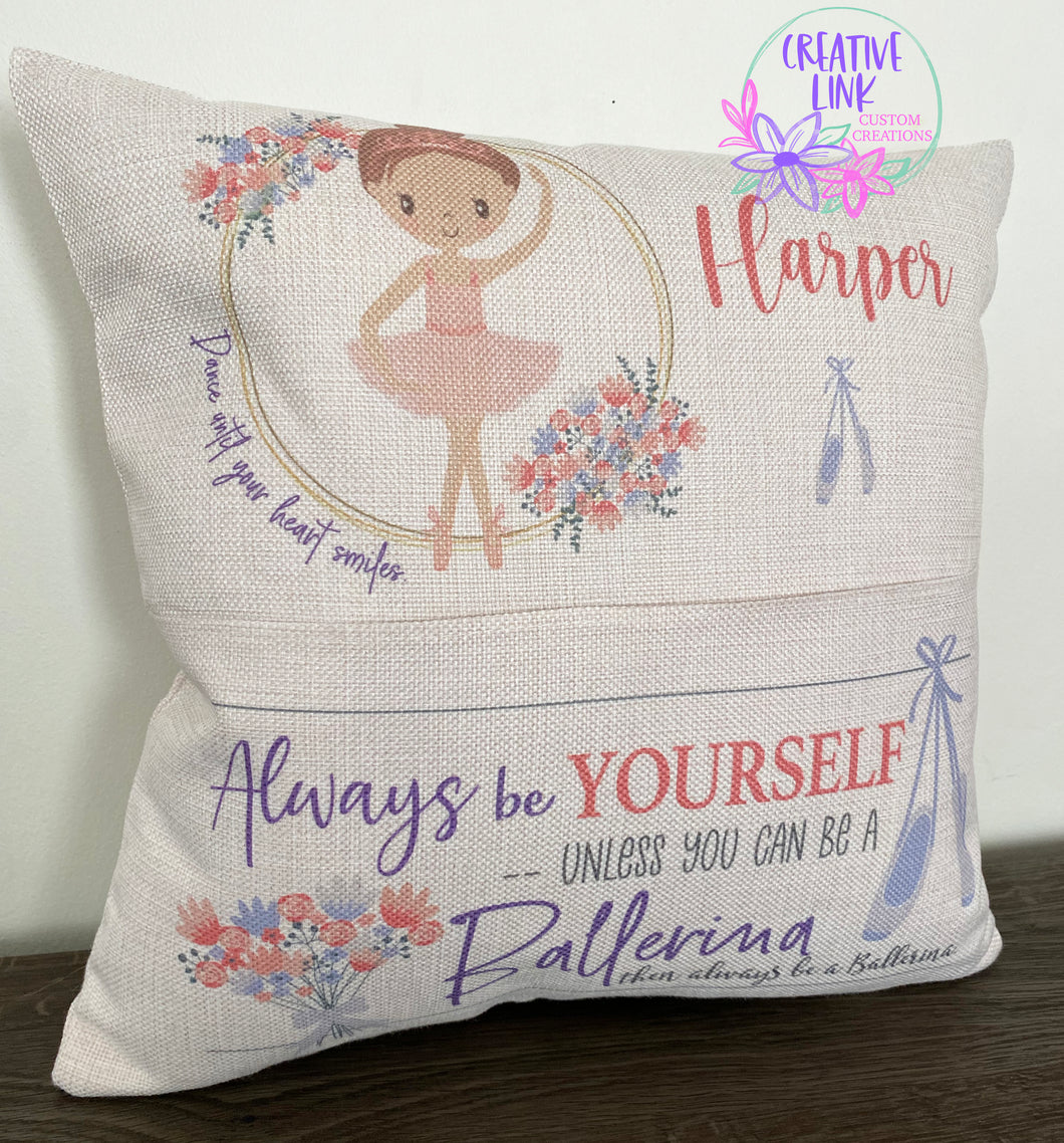 Ballerina Pocket Pillow