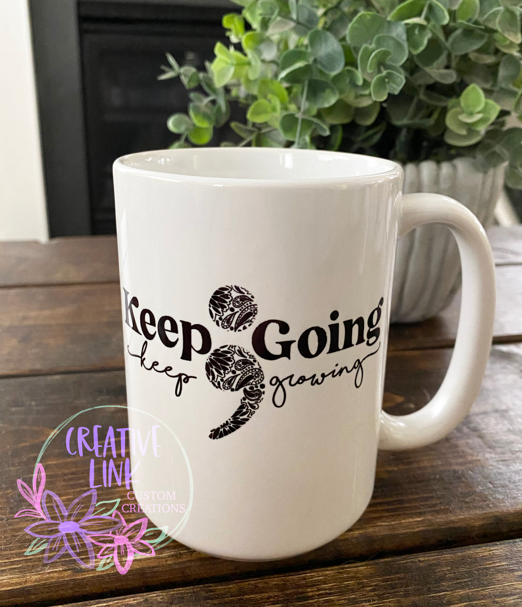 Keep Going Ceramic Mug