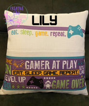 Load image into Gallery viewer, Gamer Pillow
