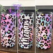 Load image into Gallery viewer, Tie Dye Leopard Can Holder
