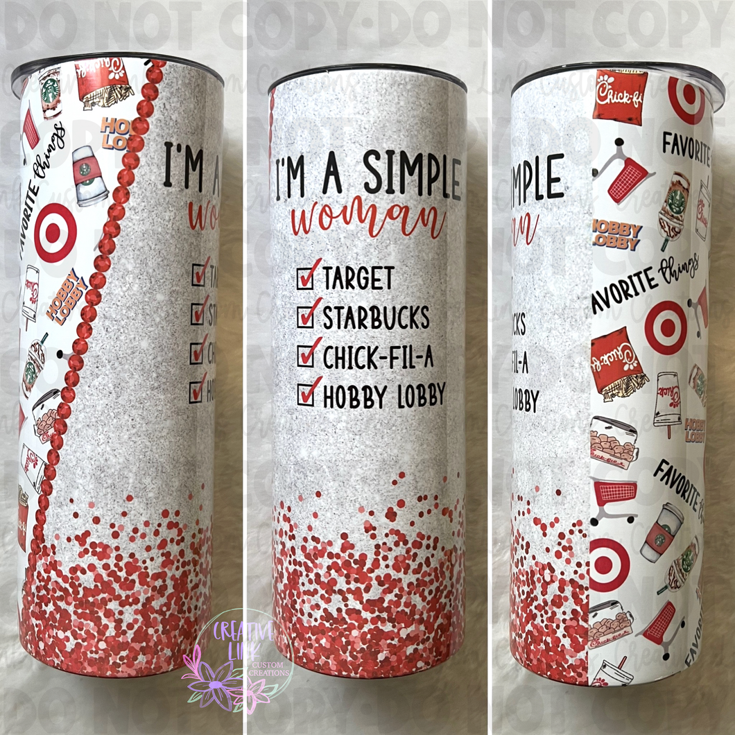 Simple Woman Tumbler