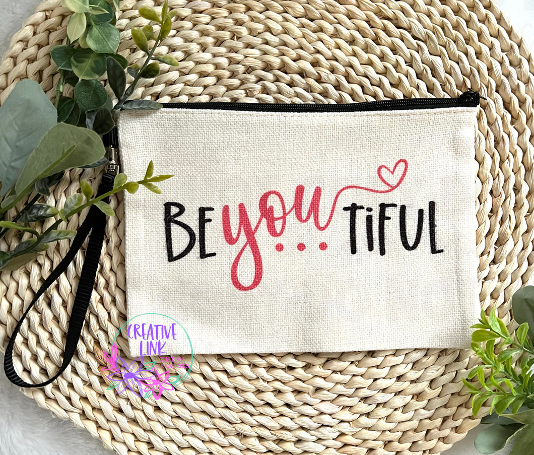 BeYOUtiful Make Up Bag/ Wristlet