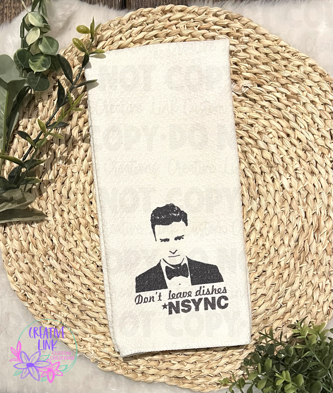 NSYNC Waffle Weave Towel