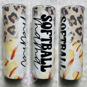 Softball Mama Tumbler